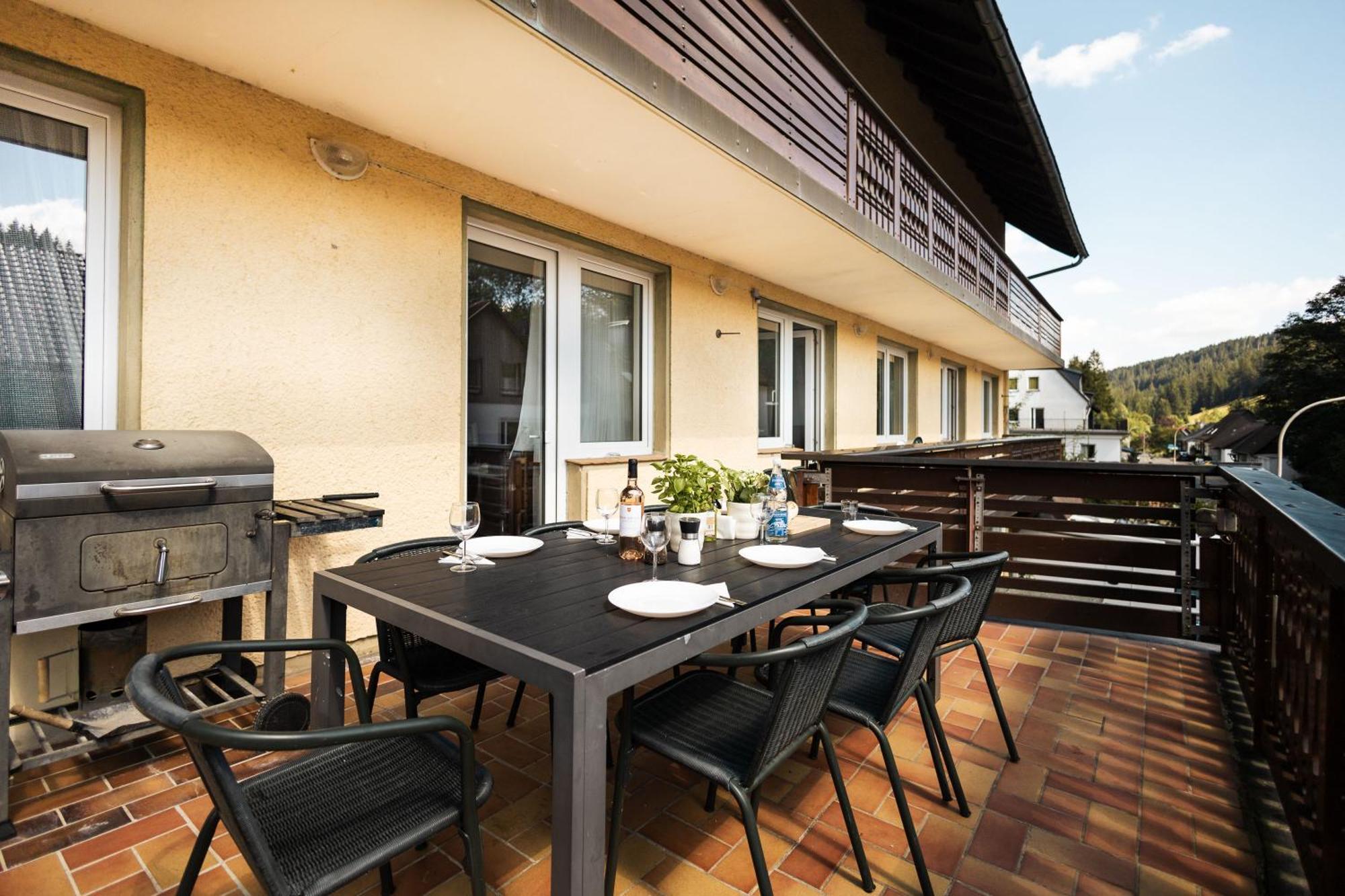 וילדמן Apartmenthaus Am Waldrand- Kueche - Fruehstueck - Balkon מראה חיצוני תמונה